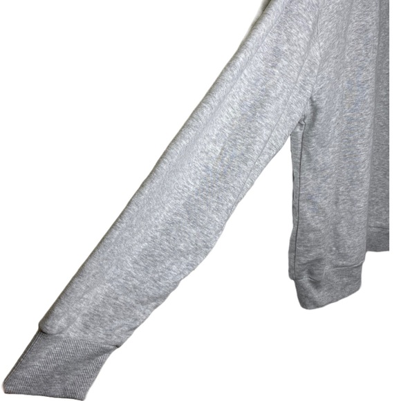 Zoe + Liv Malibu Tennis Club Graphic Heather Gray Zippered Sweatshirt Size XXL - Picture 8 of 13